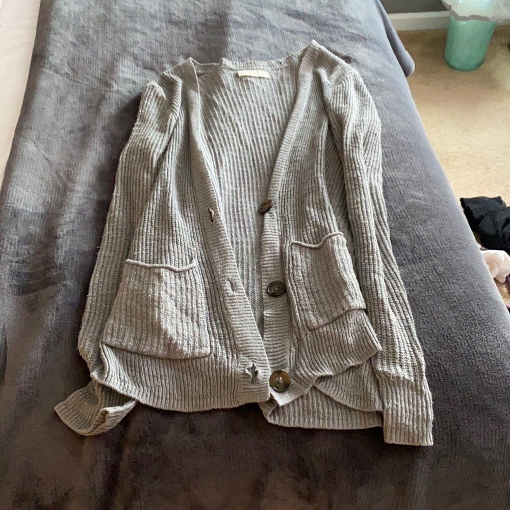 Grey Cardigan